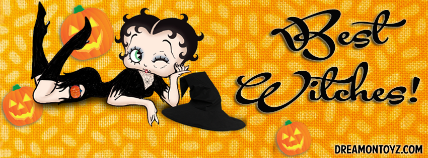 betty boop halloween cards