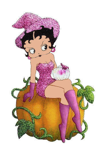 betty boop halloween cards
