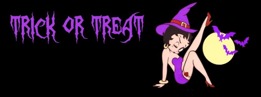 betty boop halloween cards