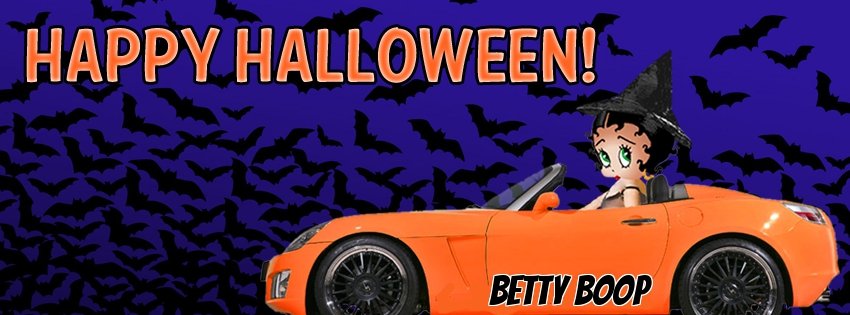 betty boop halloween cards