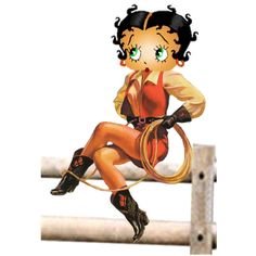 betty boop cowgirl cards