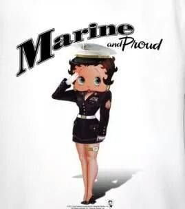 betty boop military cards