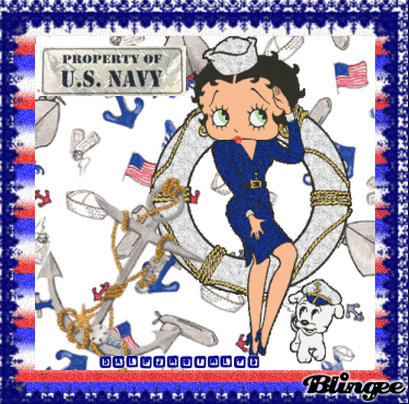 betty boop military cards