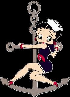 betty boop military cards