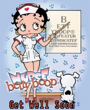 Betty Boop Nurse Get Well