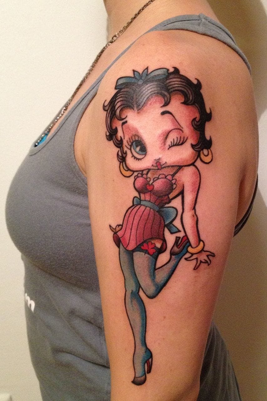 betty boop tattoos