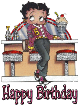 Betty Boop Birthday Cards