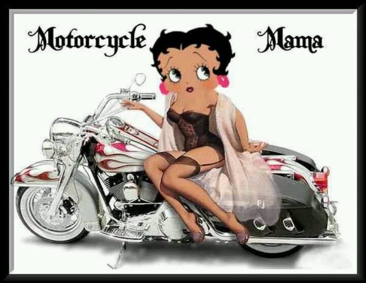 betty boop biker cards