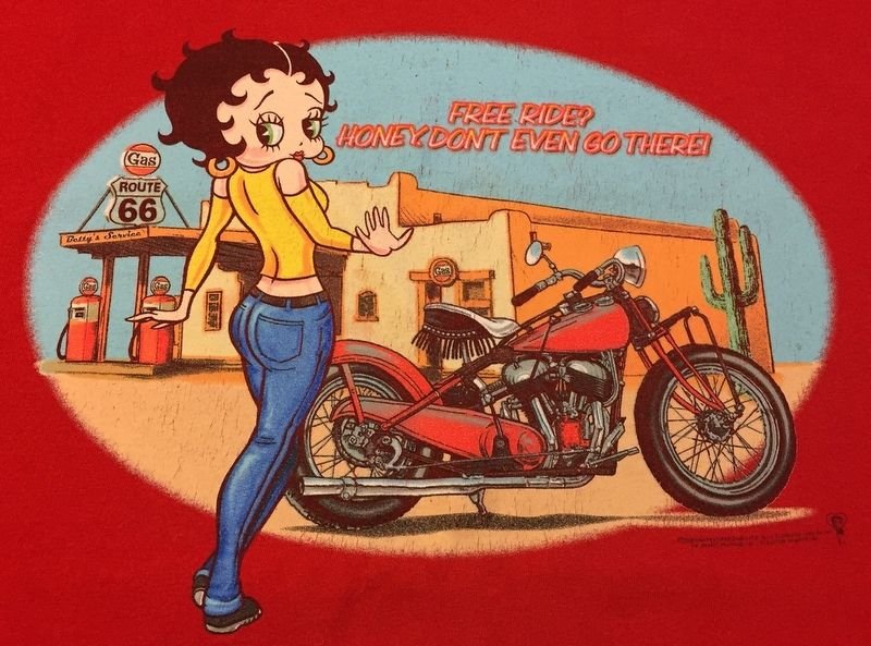 betty boop biker cards