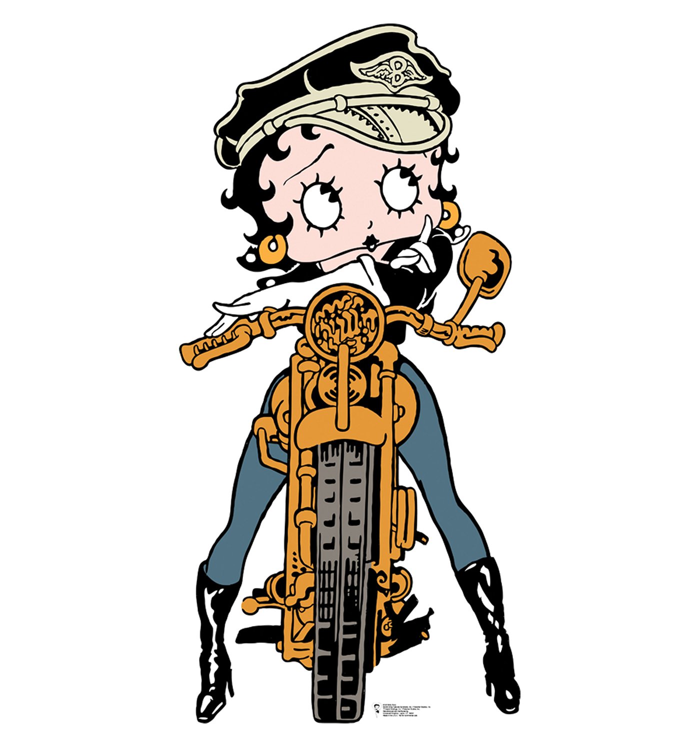 betty boop biker cards
