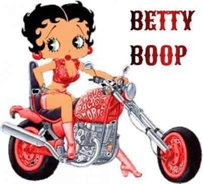 betty boop biker cards