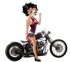 betty boop biker cards
