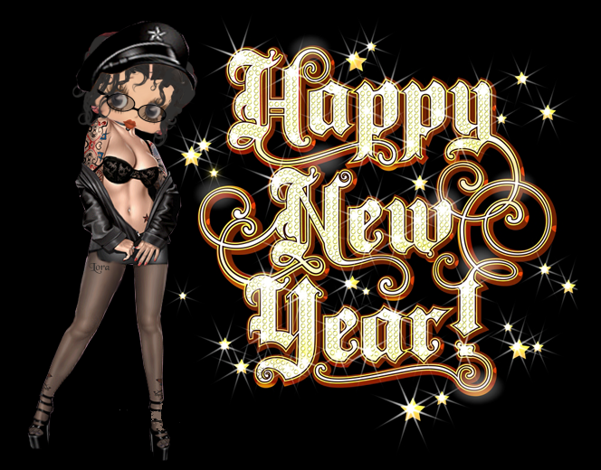 Betty Boop New Year Cards