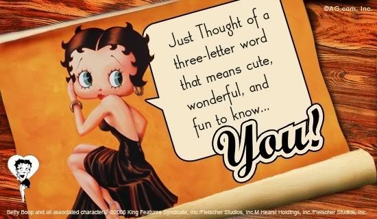betty boop sayings cards
