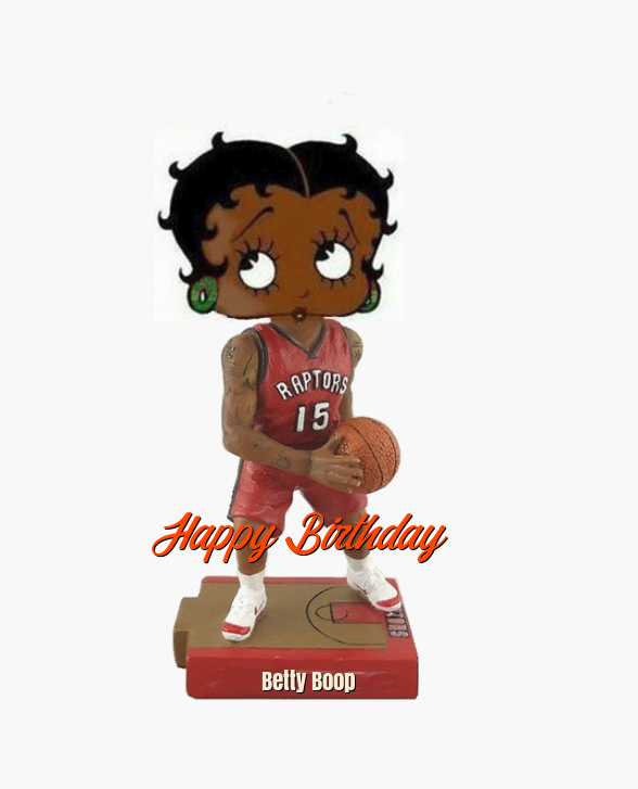 Betty Boop Raptors Birthday ECards