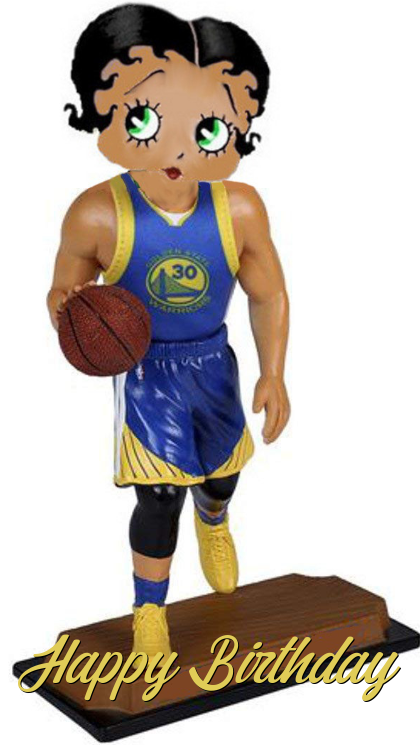 Betty Boop warriors Birthday ECards